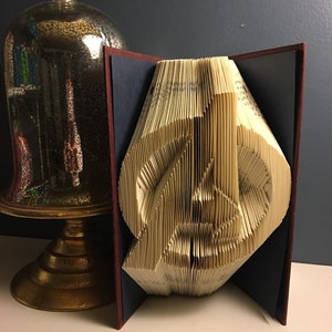 Avengers Logo  - Book Folding Pattern - 224 folds - Easier than it looks! Full tutorial included - PDF by email