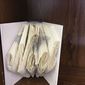 Noel- Book Folding Pattern - 180 folds - Easier than it looks! Full tutorial included - Instant Download