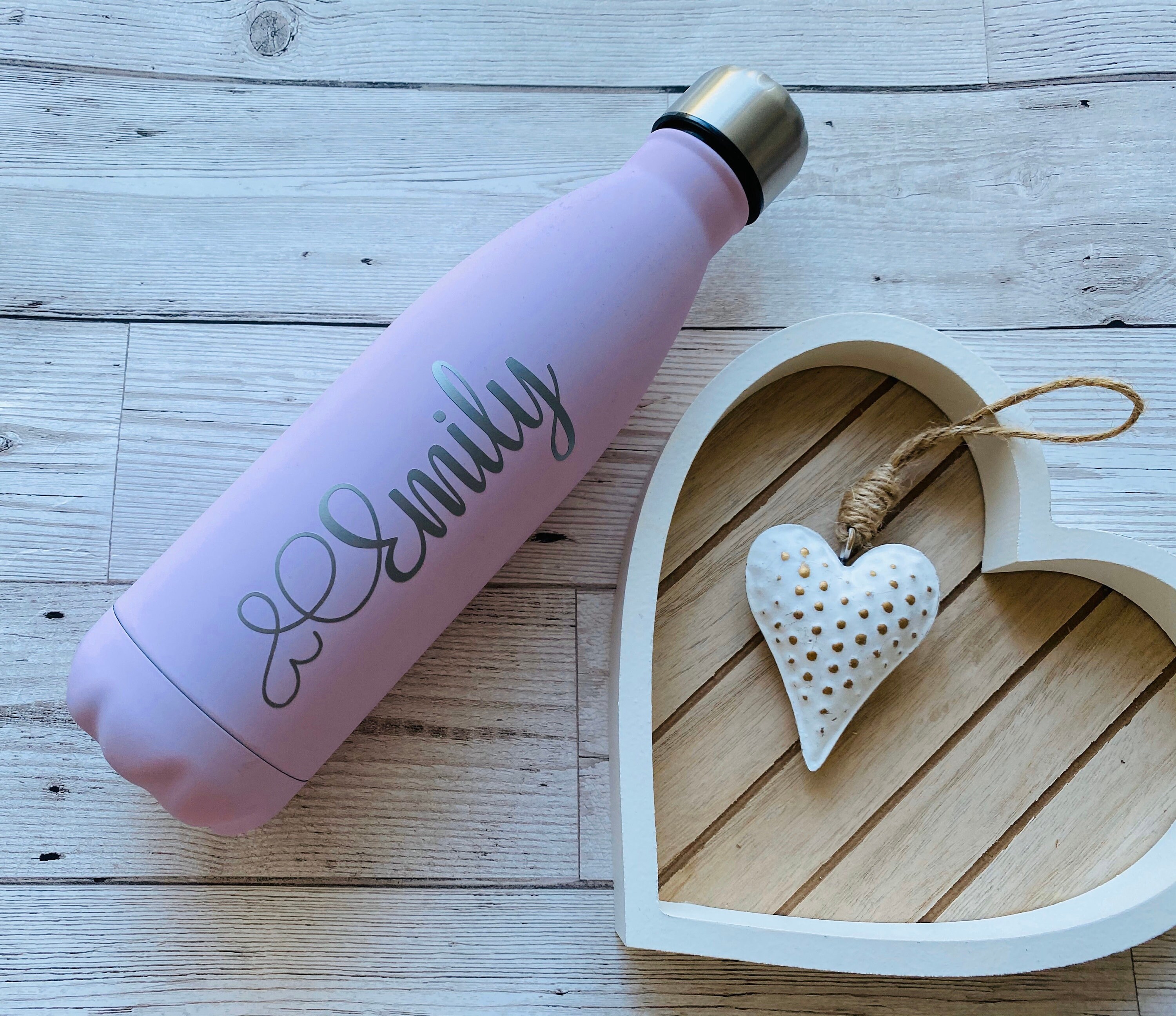 Script font personalised name decal water bottle name Etsy