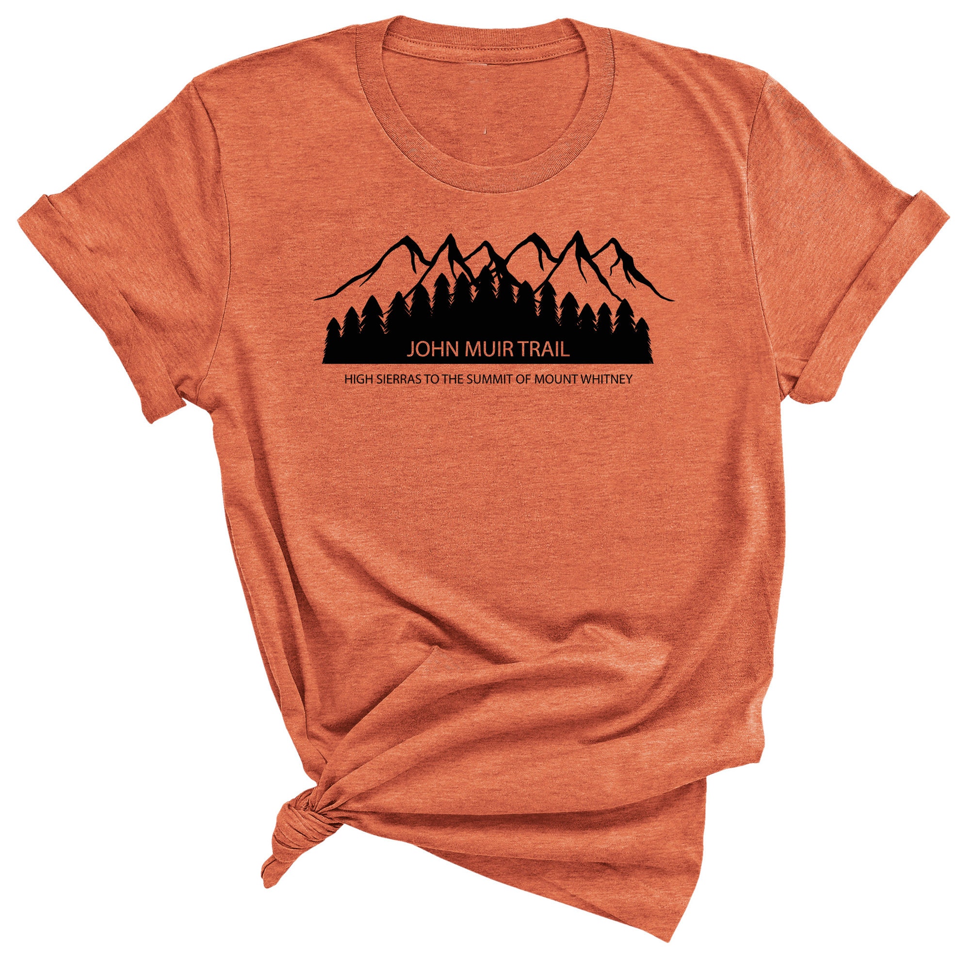 John Muir Trail Shirt Yosemite hiking shirt john muir | Etsy