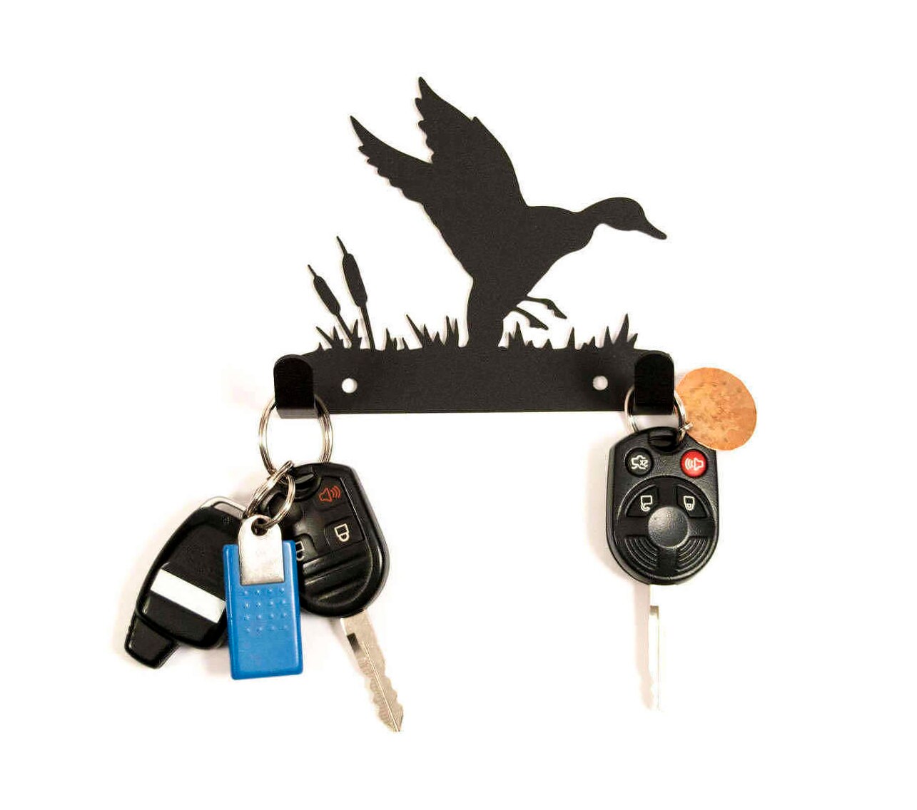 Duck Key Holder For Wall Duck Key Hooks Duck Hunting Wall Etsy