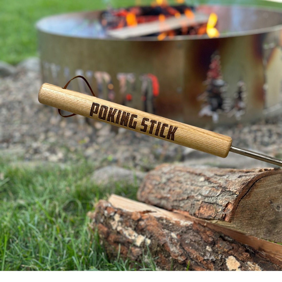 Poking Stick Stainless Steel Fire Poker Made in USA - Etsy
