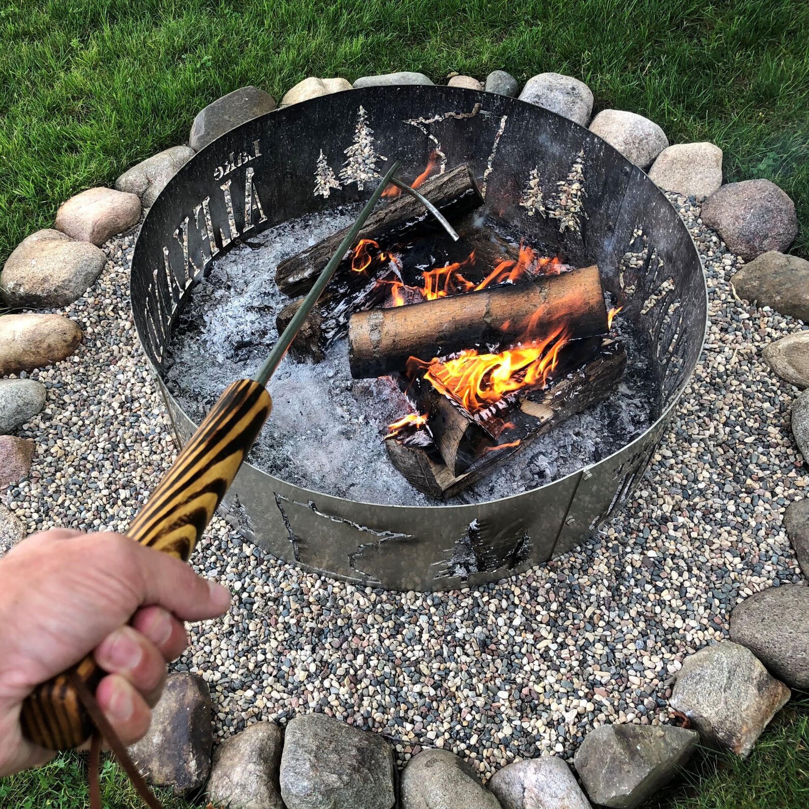 Campfire Poker With State Bottle Opener Fire Pokers From Etsy