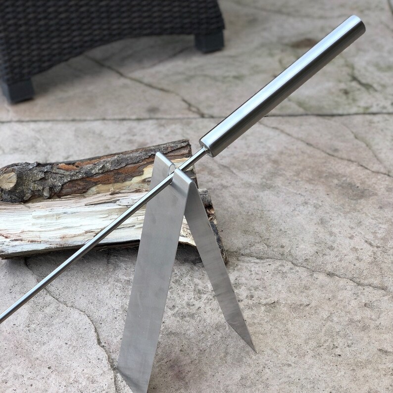 Heavy Duty Fire Poker All Stainless Steel Construction Etsy
