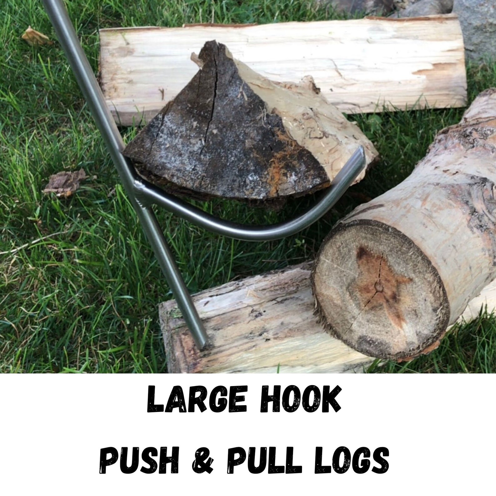 Personalized Fire Poker Stainless Steel Campfire Bay Etsy Canada