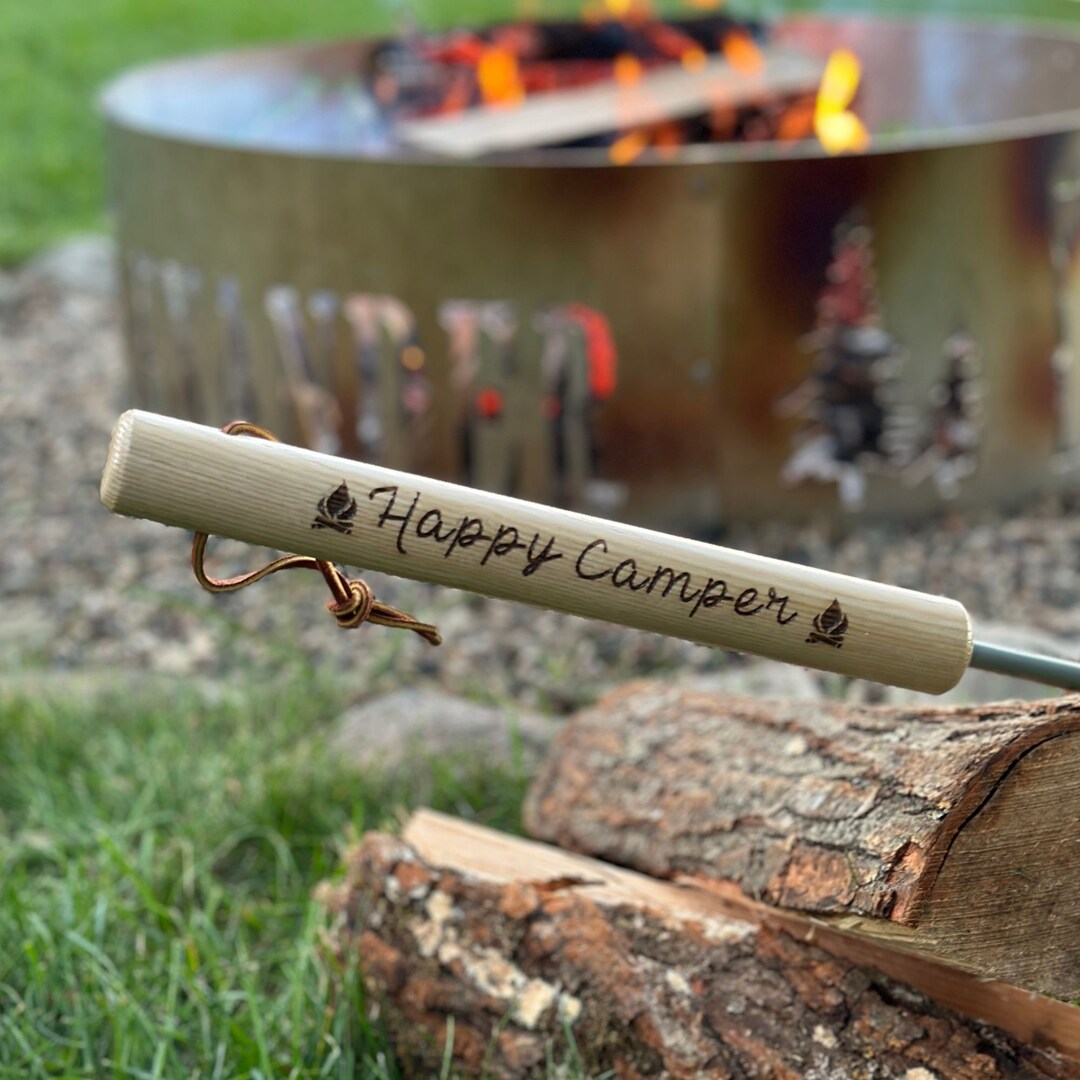 Happy Camper Stainless Steel Fire Poker Made in USA Etsy