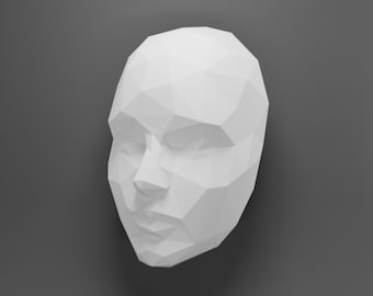 Woman&#39;s face, Female Face, Woman Head, Artist Sculpture, Papercraft Face, Face Dummy, Human Face Layout, Human Head, Papercraft Head