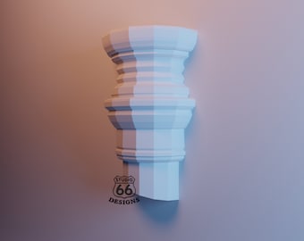 Greek Column Papercraft, Interior Greek Column, Interior Design, column pedestal, Paper Statue, Home Decor, 3D papercraft, column base diy