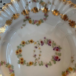 KPM Germany Porcelain Dessert/ Bread Plates Set of 3, Antique Plates