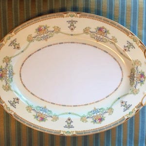 Noritake Platter, 1950s Nippon Antique Platter, Made in Japan Fine China