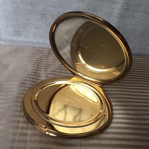Wadsworth Gold Compact, Vintage Powder Compact, D… - image 4
