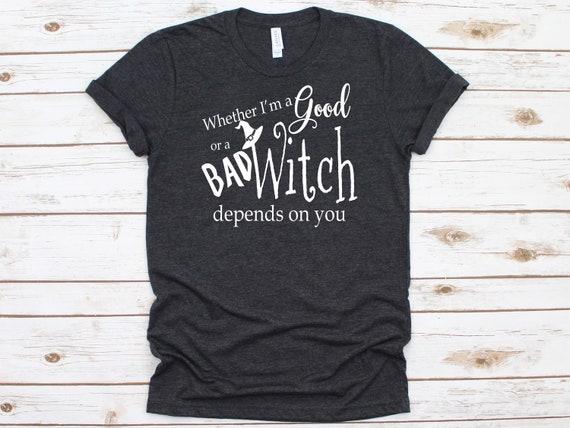 Good Witch Bad Witch Halloween TShirt Funny Halloween | Etsy