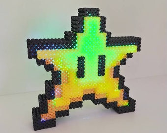 Pixel Star RGB Lamp – Color-Changing Gamer Light with Remote
