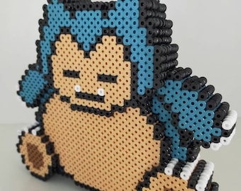 Sleepy Giant Pixel Lamp: Handmade Gamer Night Light