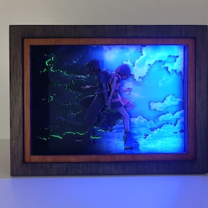 Handcrafted Kingdom Night Light Shadow Box | Great Gift for Birthdays or Christmas for Fantasy Fans