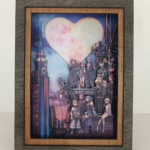Sora Lamp Shadow Box Night Light - Unique Gift Idea for Kingdom Hearts Fans