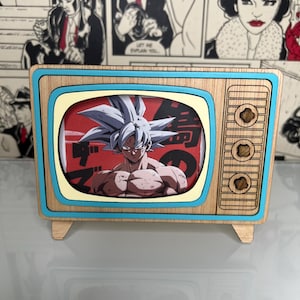 Anime Energy Lamp – Handmade LED Light Inspired by Ki Blast, Spirit Bomb, Martial Arts Hero Decor