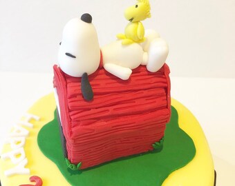 Fondant Snoopy Etsy