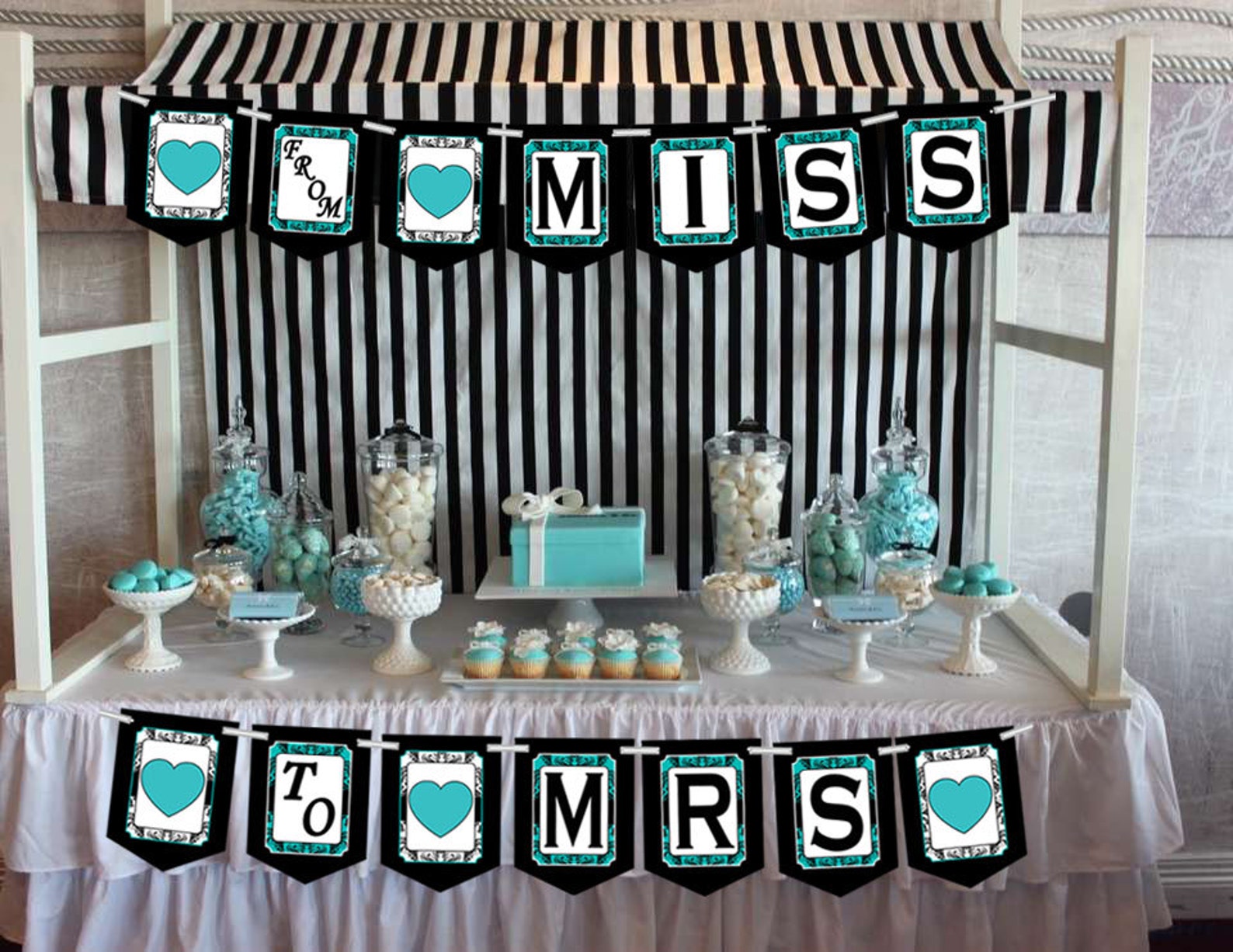 Printable Bridal Shower Accessories From Miss to MRS Diamond / Darling
