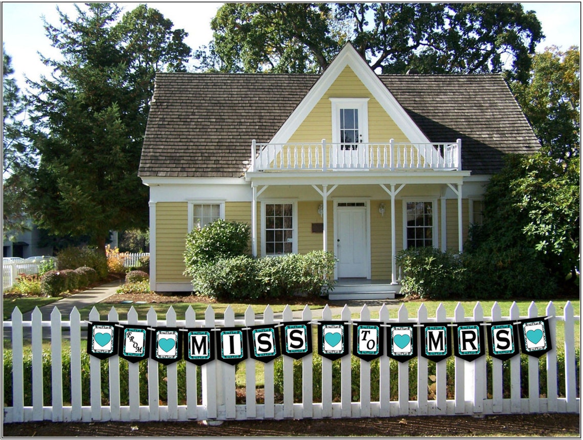 Printable Bridal Shower Accessories From Miss to MRS Etsy