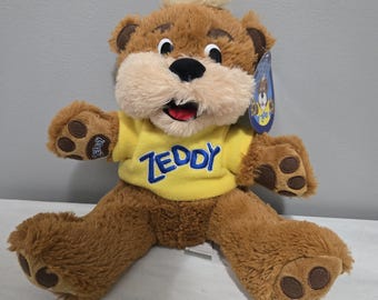 Vintage Zellers Canada Zeddy Bear, 1980s, PVC Figure or Cake