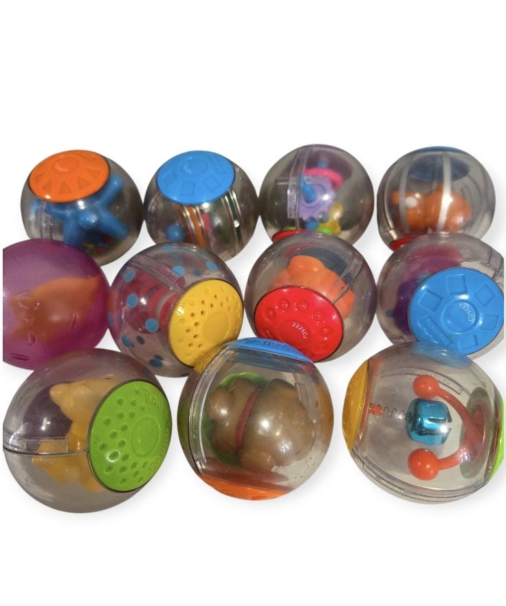 Fisher Price Peek A Boo Blocks Balls Vintage Baby Infant Toys Set