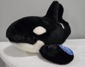 シーワールド ぬいぐるみ シャチ シャチ 長さ15インチ ぬいぐるみ