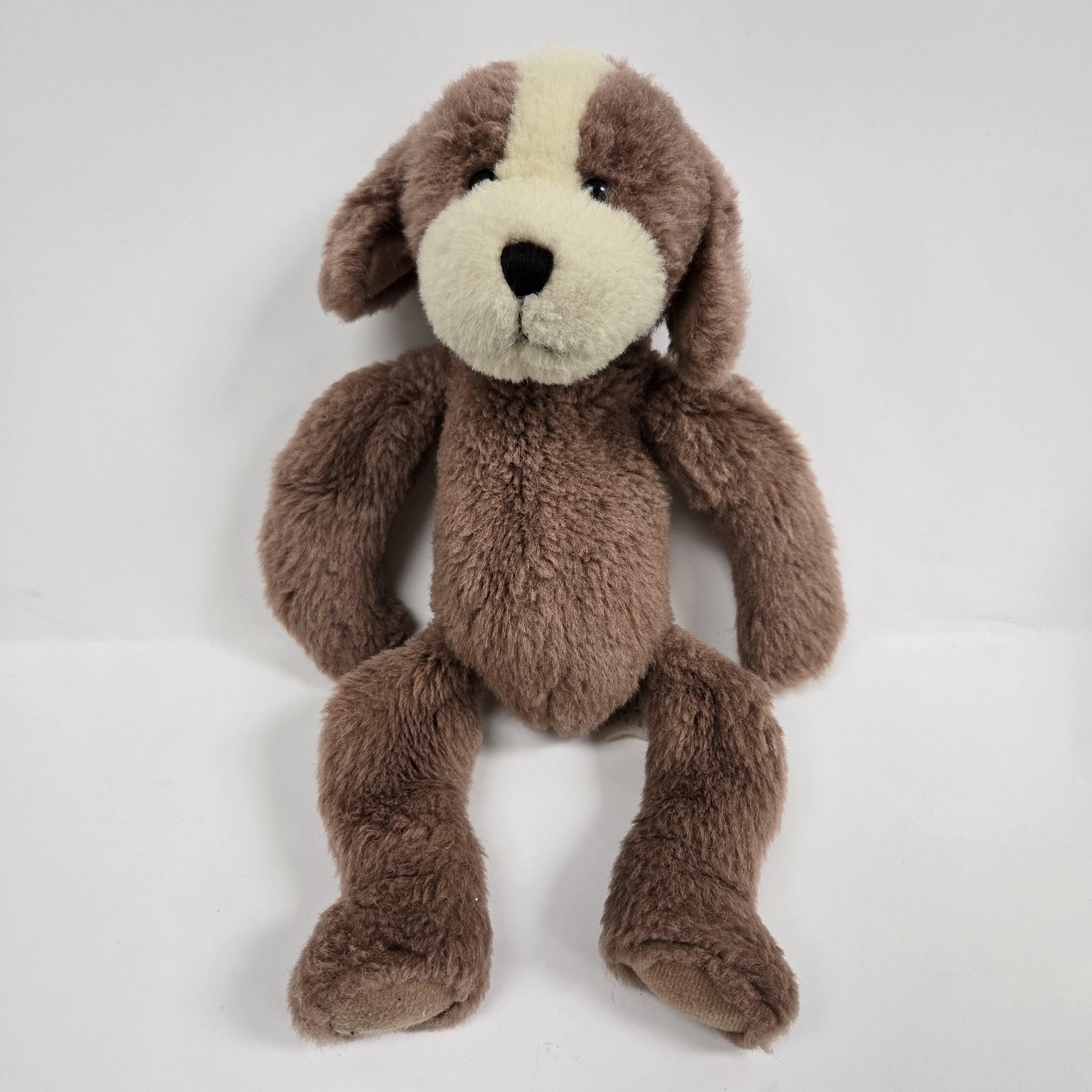 Vintage Ganz Brown Plush Floppy Dog With 12