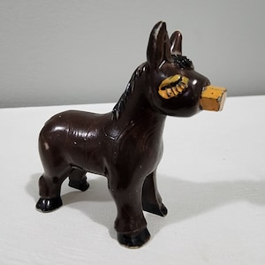 Vintage Donkey Figure 2.5 inch figurine