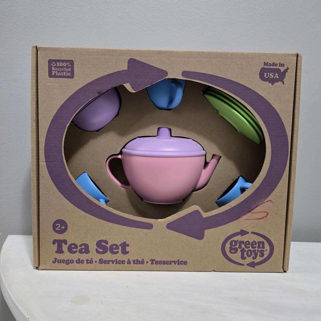 Kids Tea Set 17 Piece 100% Recycled Plastic New - Etsy