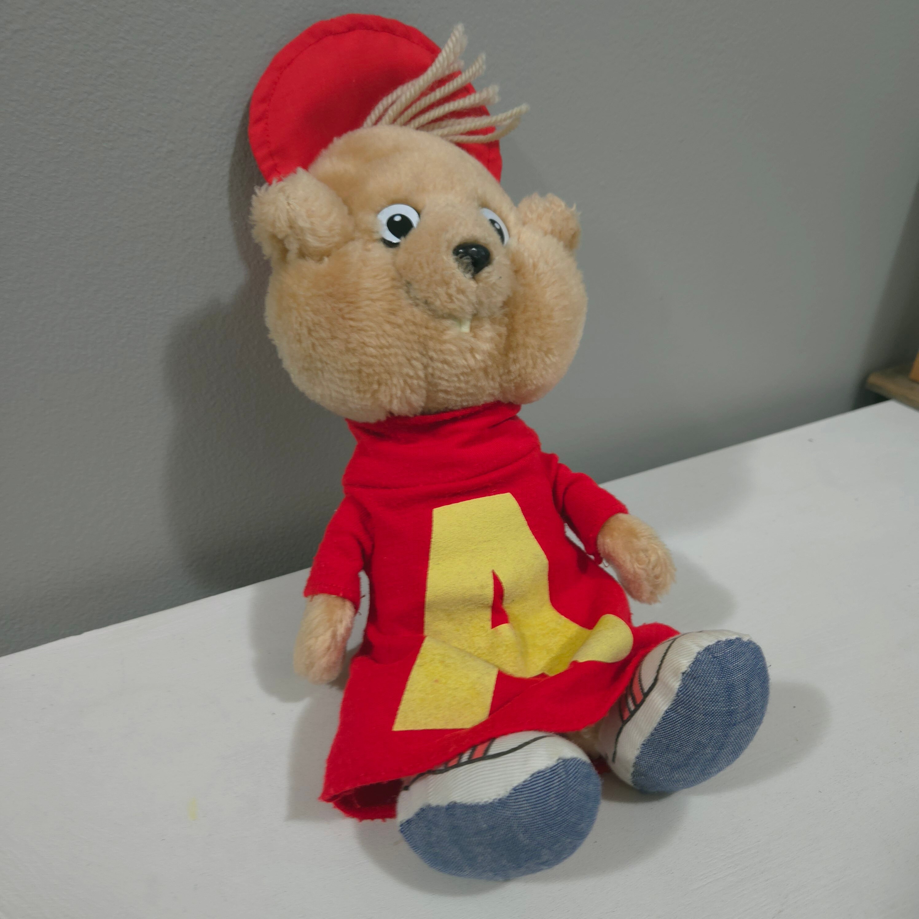 【1983 USAvintage】アルビンとチップマンクス　セオドア　ぬいぐるみ アルビンとチップマンクス セオドア ぬいぐるみ 9インチ - Etsy 日本