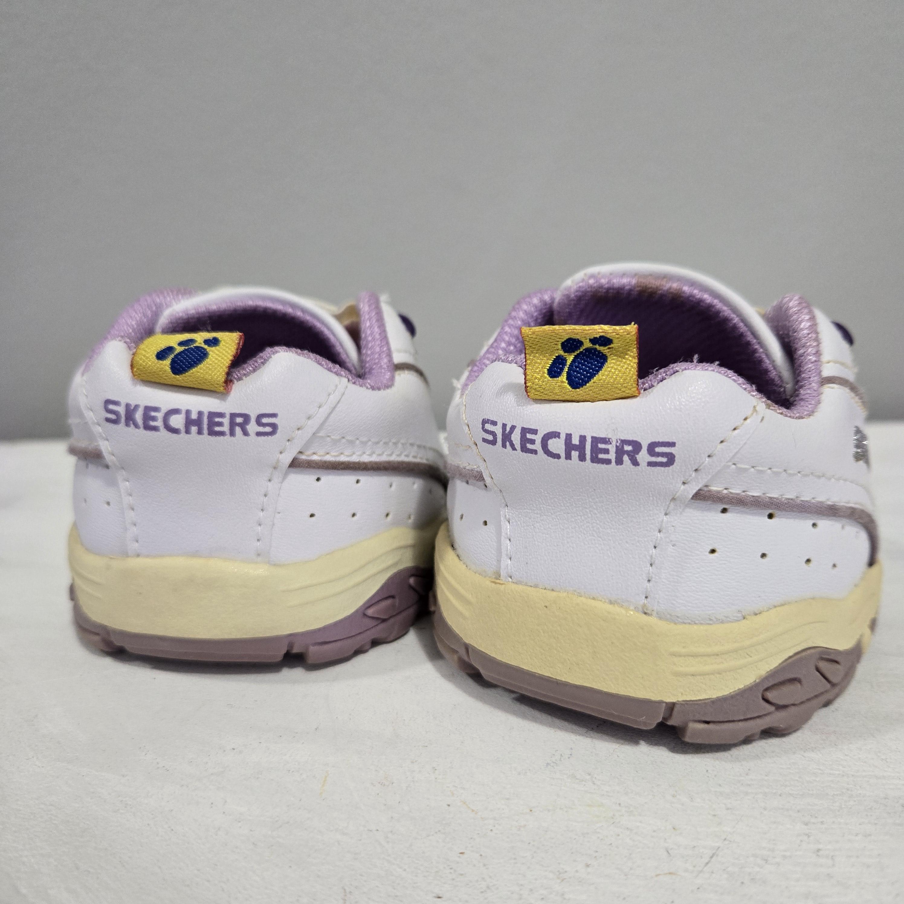 Build A Bear X Sketchers White Purple Light up Twinkle Sneakers