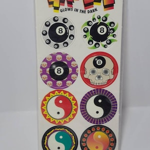 Vintage Tik-Lee CAPS Glow in The Dark