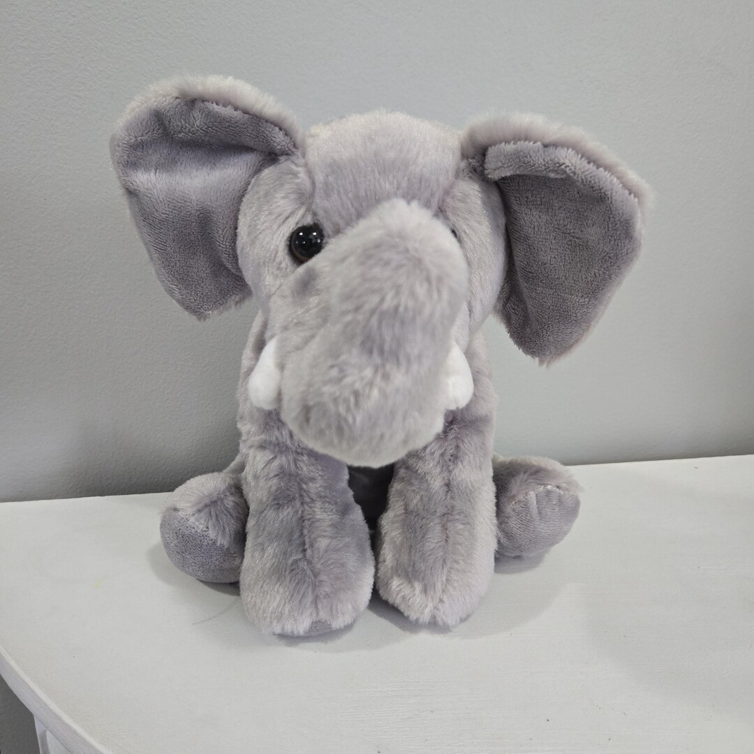 Aurora Destination Nation Baby Elephant Plush 10 Stuffed Ultra Soft Bean Bag Etsy Canada