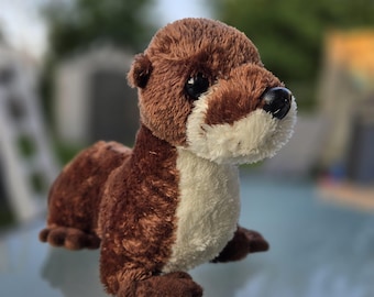 オーロラブラウンバイソン10インチぬいぐるみフロピーぬいぐるみ動物