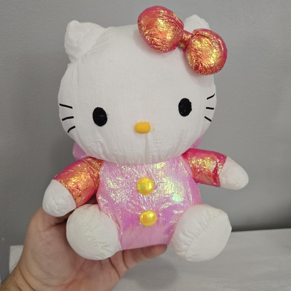 Vintage Sanrio 1998 Hello Kitty Nylon & Pink Iridescent Outfit