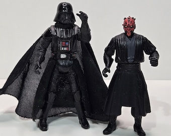 Star Wars Dark Side Darth Vader and Darth Maul 3.5" Action Figure Lot