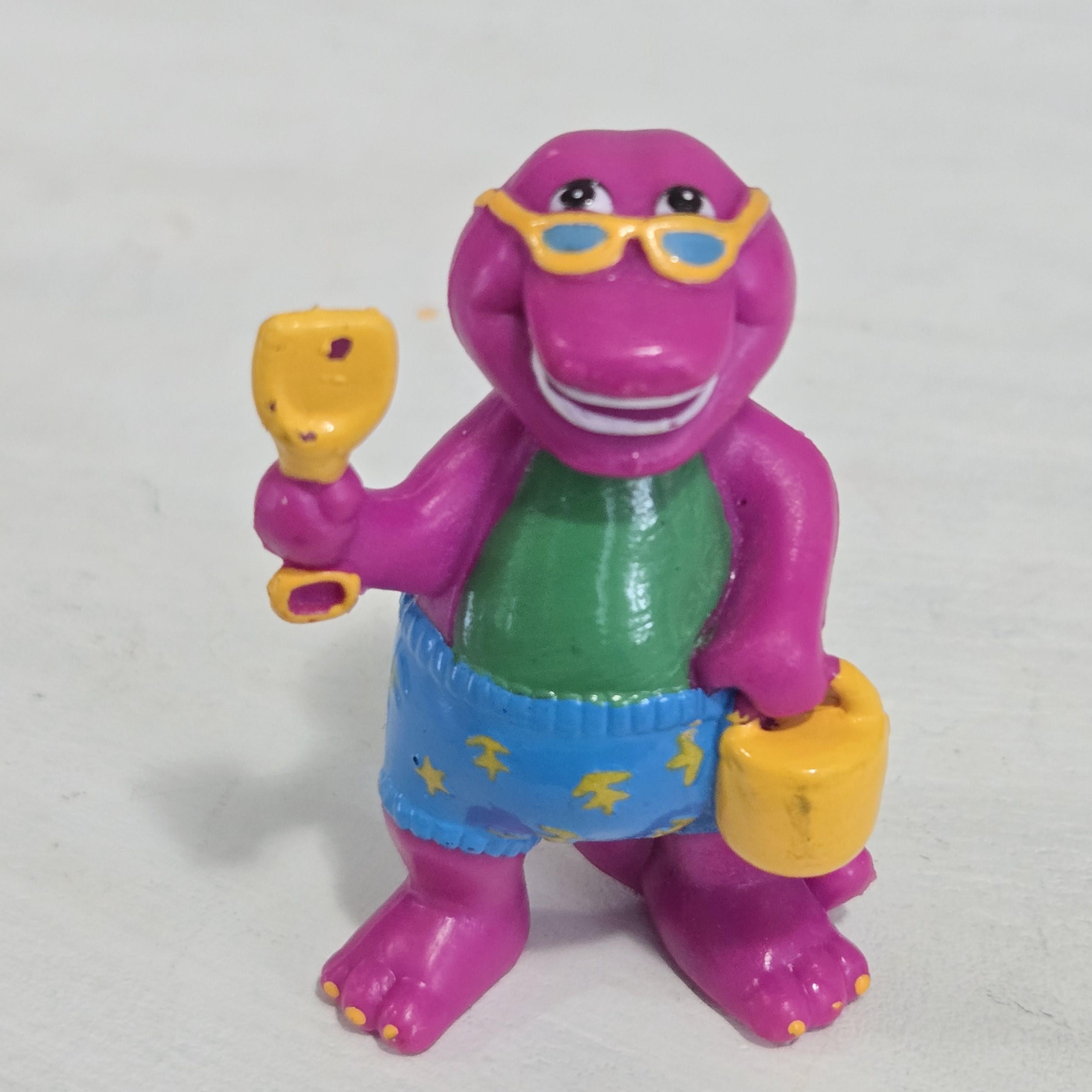 Barney the Dinosaur Vintage 1993 PVC Figure Summer Beach Fun - Etsy