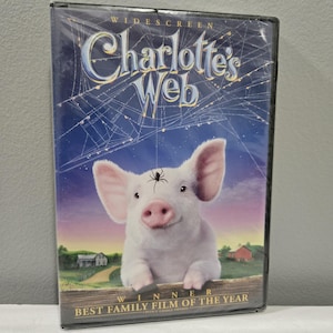 La telaraña de Carlota (película de acción real en DVD), copia sellada de fábrica, Wilbur el cerdo
