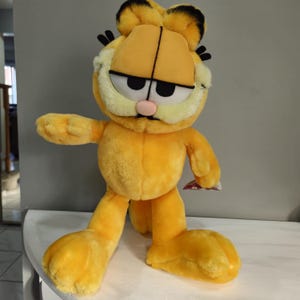 Vintage  Garfield Plush Play- By- Play 16" Large Toys Paws Stuffed Animal Cat NWT