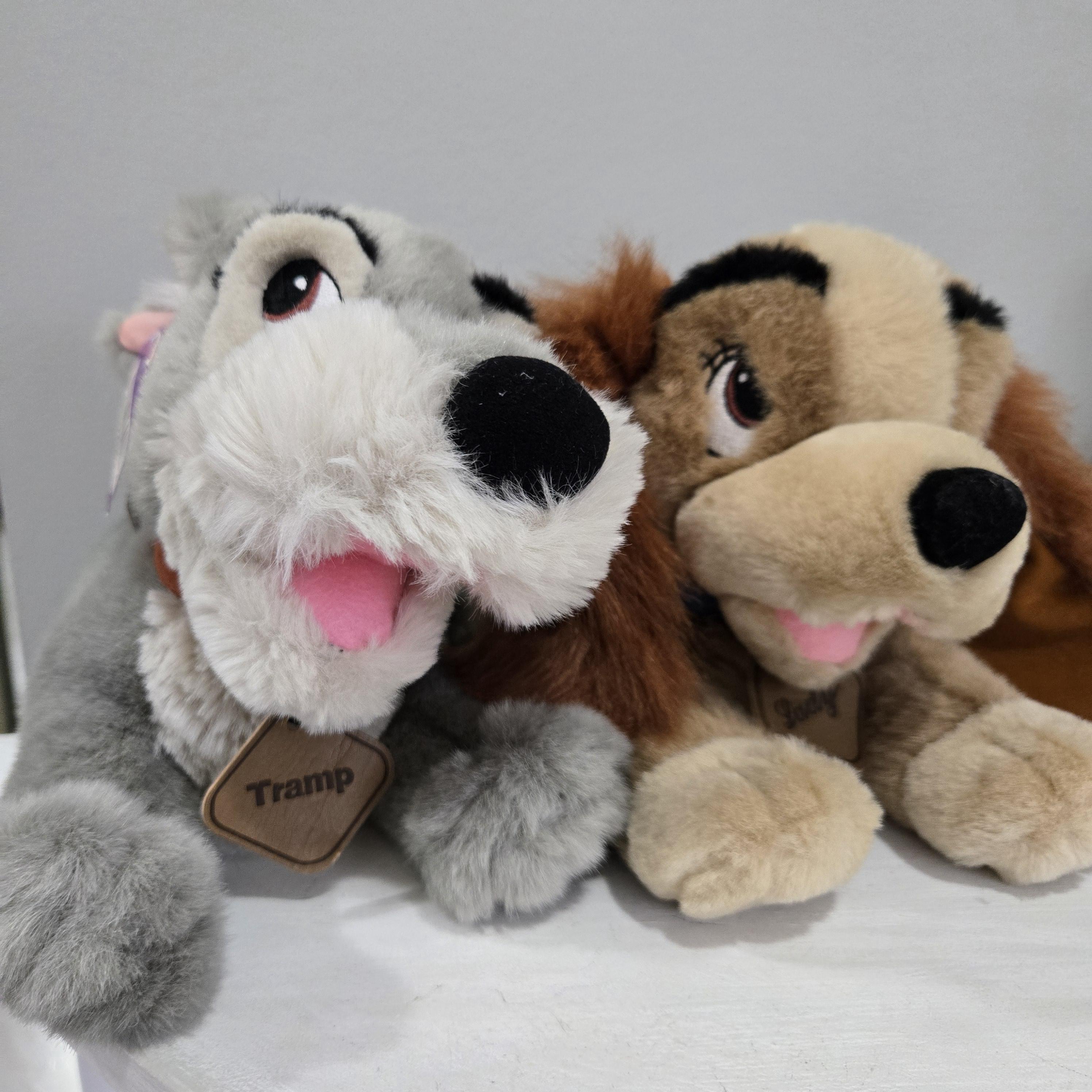 Lady and the Tramp ぬいぐるみセット 1966 Vintage Tramp of Lady and the Tramp Plush, Walt Disney