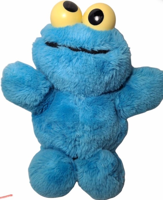 Vintage Sesame Street Cookie Monster 10 Plush Doll With 