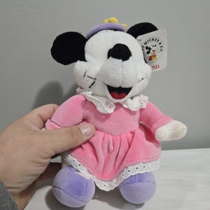Vintage Gund Baby Disney Minnie Mouse Plush Stuffed Animal 9" With Tags image 5
