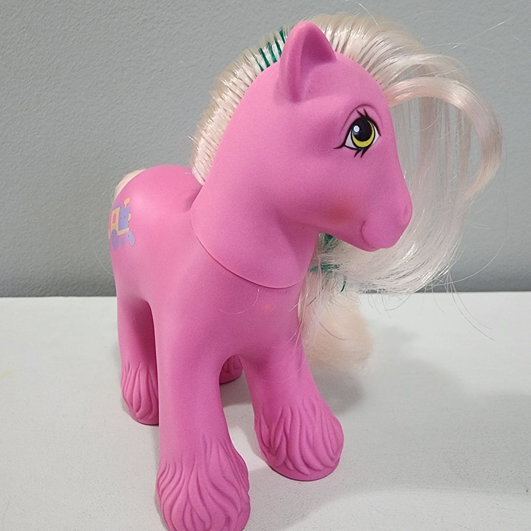 Vintage 1987 Hasbro My Little Pony MLP G1 BIG Brother STEAMER Boy Pony ...