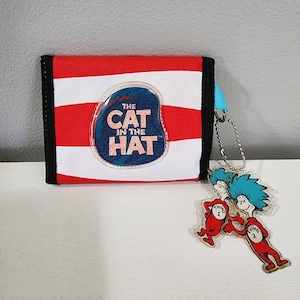 Dr. Seuss The Cat in The Hat Geldbeutel mit Thing One und Thing Two Anhängern