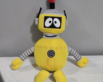 Peluche robot Yo Gabba Gabba Plex da 23 cm Spin Master