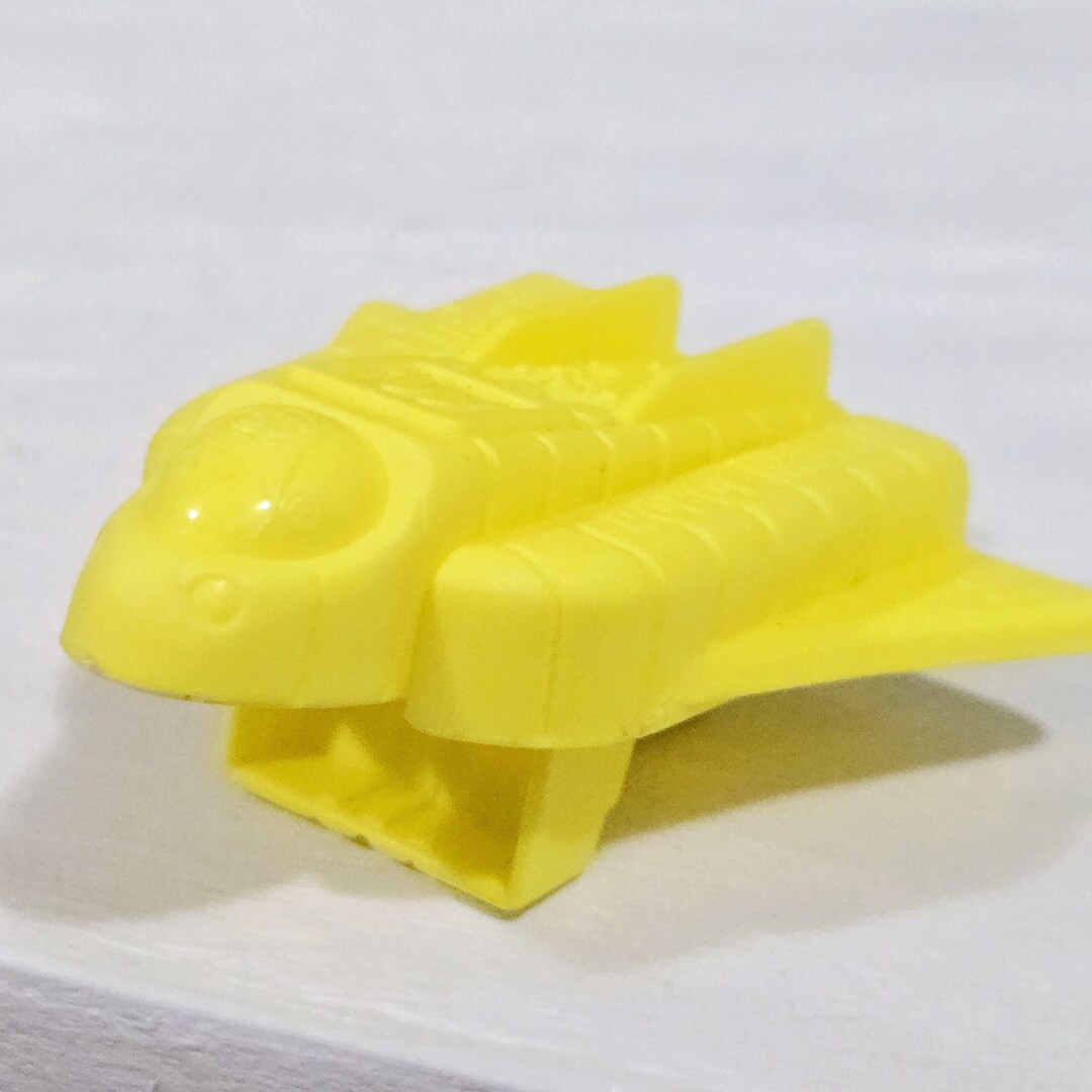 Vintage Mcdonalds Happy Meal Toys - Yellow Mighty Mac Robot Dozer