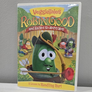 VeggieTales Robin Good and His Not So Merry Men DVD Pre-owned Animated Movie Spiritual Veggie Tales