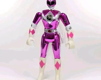 Power Rangers Movie Metallic Pink Ranger Loose Action Figure Bandai 1995