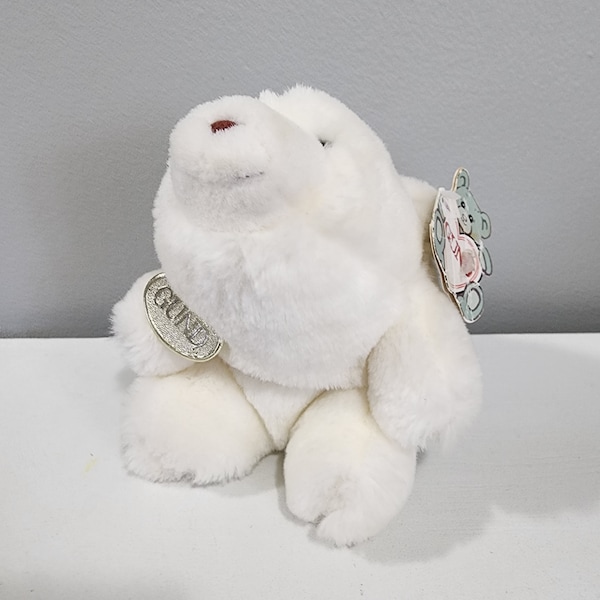 Gund Snuffles Teddy Polar Bear Plush Stuffed Animal Toy White 40814 Small 7" with Tags Attached